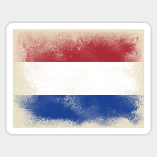 Holland flag isolated Magnet